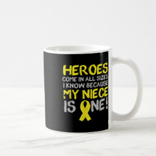 Taza De Café Mi sobrina es un apoyo para la concienciación sobr
