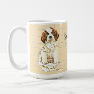 Taza De Café Mi St. Bernard se comió mi casa