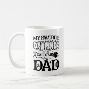 Taza De Café Mi tambor favorito me llama banda de la familia Gu
