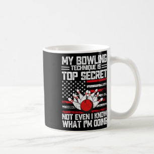 Taza De Café Mi técnica de boliche es el más secreto de los bol