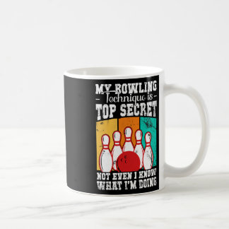Taza De Café Mi técnica de boliche es la mejor cita secreta de
