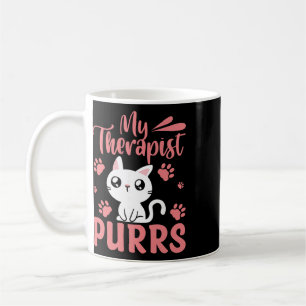 Taza De Café Mi terapeuta ronronea _2 