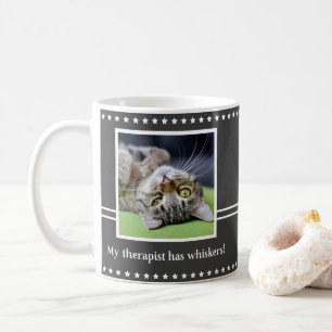 Taza De Café Mi terapeuta tiene bigotes Foto