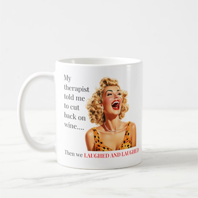 Taza De Café Mi Terapia Me Dijo Mug (Izquierda)