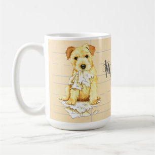Taza De Café Mi Terrier Norfolk Se Comía Mi Hometría