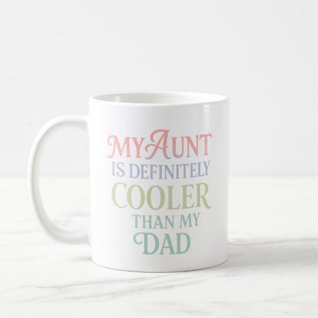 Taza De Café Mi Tía Es Definitivamente Más Fría Que Mi Papá - G (Izquierda)