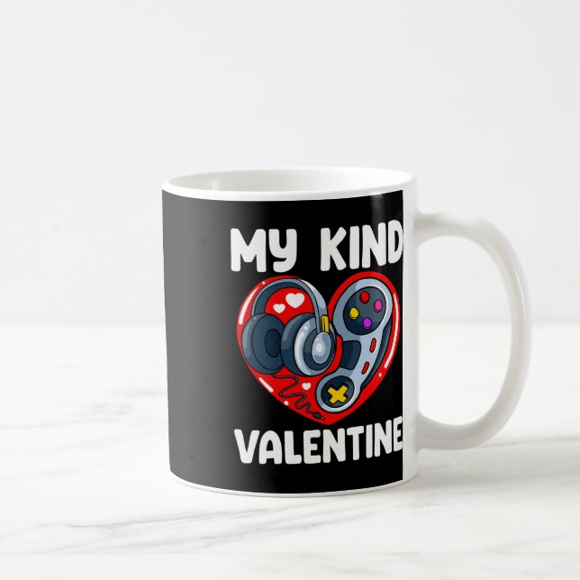 Taza De Café Mi Tipo De Control De Juegos De Día de San Valentí (Derecha)