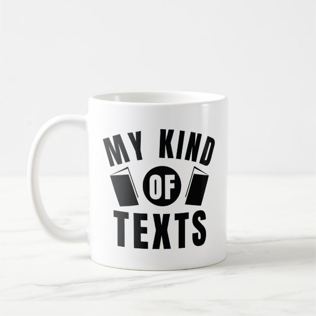 Taza De Café Mi Tipo De Textos (Izquierda)
