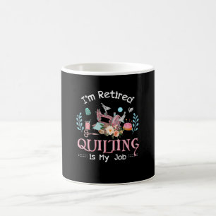Taza De Café Mi Trabajo Es El De Acoso Retirado.