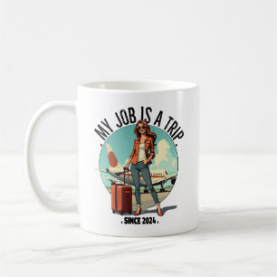 Taza De Café Mi trabajo es un viaje desde 2024