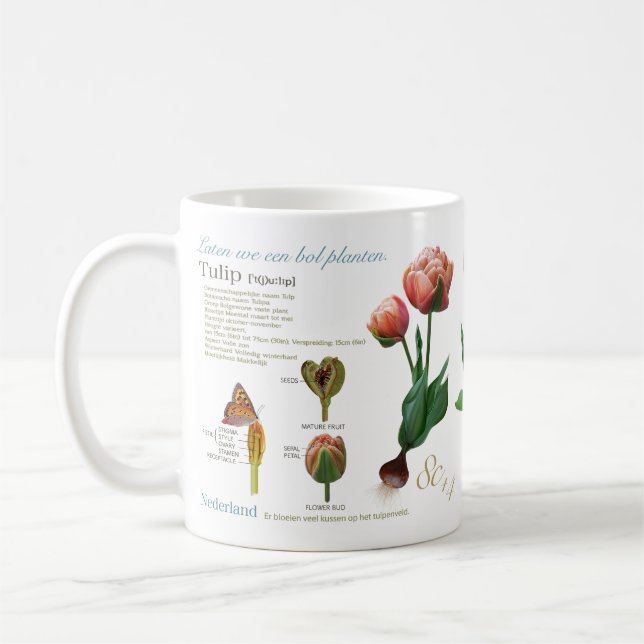 Taza De Café ¡mi tulipán! (Izquierda)