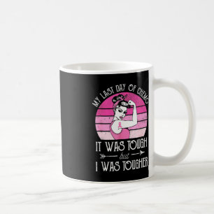 Taza De Café Mi Último Día De Quimioterapia Contra El Cáncer De