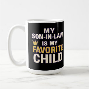Taza De Café Mi yerno es mi familia graciosa favorita