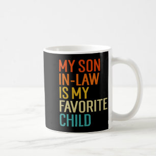 Taza De Café Mi yerno es mi hijo favorito Divertida familia Hu