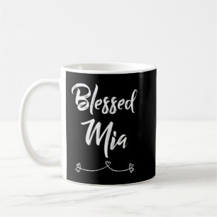 Taza De Café Mia bendecida regalo para mujeres