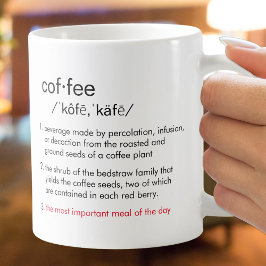 Taza De Café ¡MÍA divertida! + Definición de café Mejor Comida 