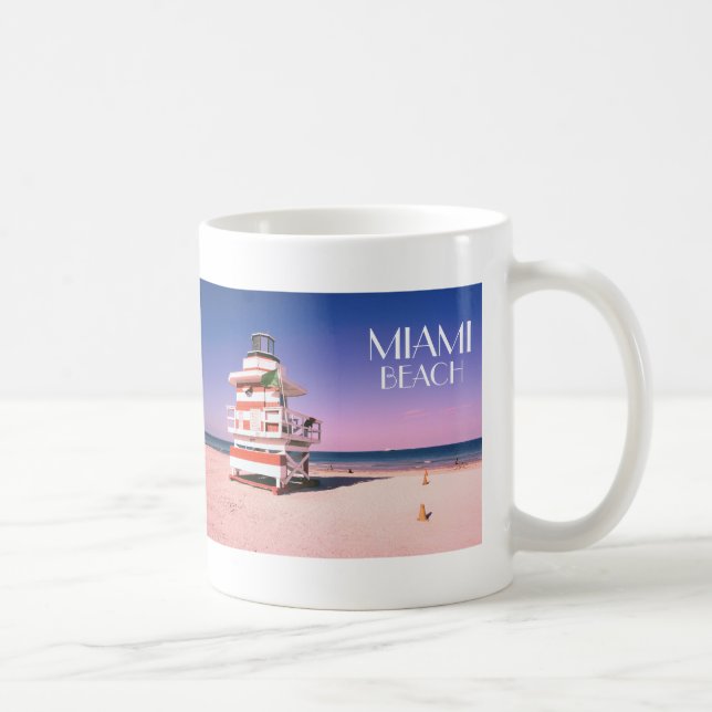 Taza De Café Miami Beach #01 (Derecha)