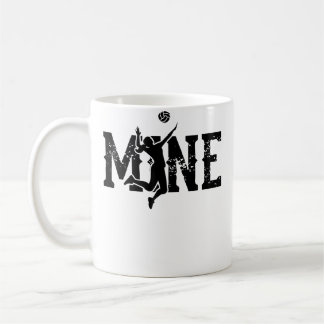 Taza De Café Mías Chicas Atléticas Lindas O Chicas De Voleibol