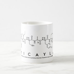 Taza De Café Micayla peptide nombre mug