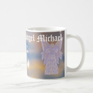 Taza De Café Michael-Personalizar del arcángel de la protección