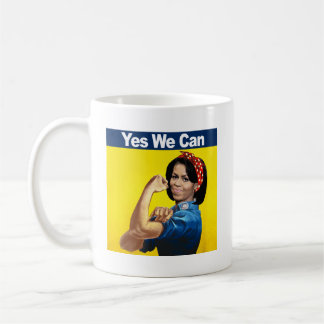 Taza De Café Michelle la Remachadora - Sí podemos.png
