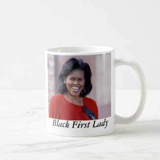 Taza De Café Michelle obama, primera señora del negro