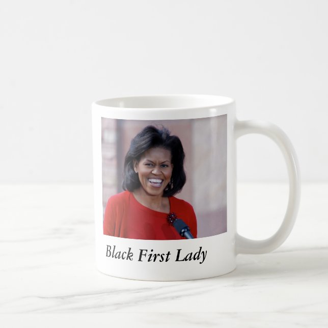 Taza De Café Michelle obama, primera señora del negro (Derecha)