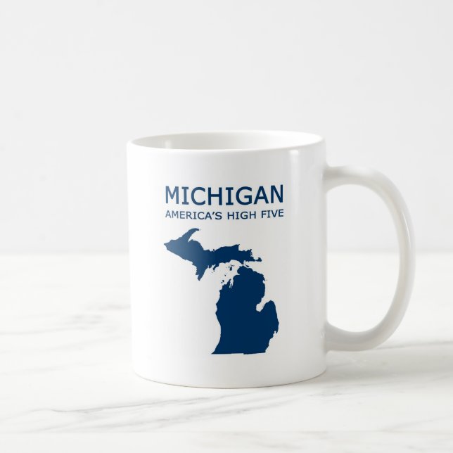 Taza De Café Michigan. Los altos cinco de América (Derecha)