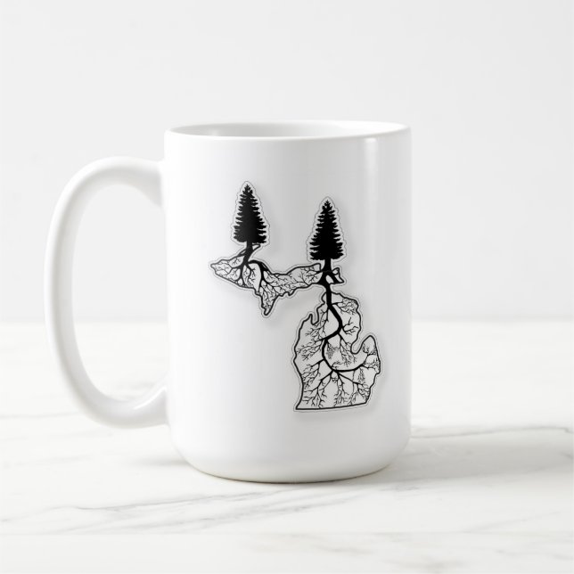 Taza De Café Michigan Roots (Izquierda)