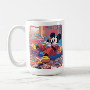 Taza De Café Mickey toma el freno