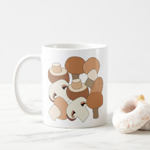 Taza De Café Micólogo Buscador de Hongos Comestibles