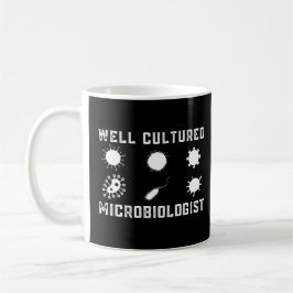 Taza De Café Microbiología divertida microbiólogo bien cultivad