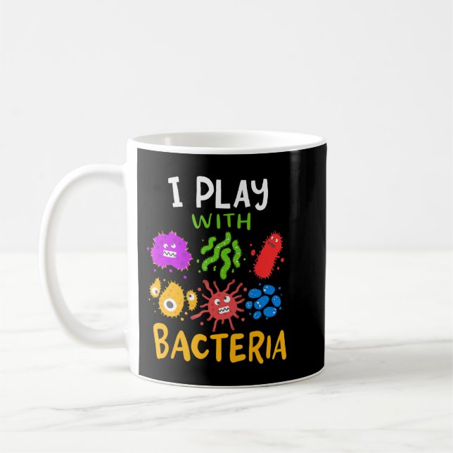 Taza De Café microbiología médica-tecnólogo-médico da diversión (Izquierda)