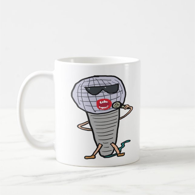 Taza De Café Micrófono de canto de karaoke (Izquierda)