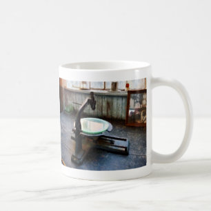 Taza De Café Microscopio Antiguo