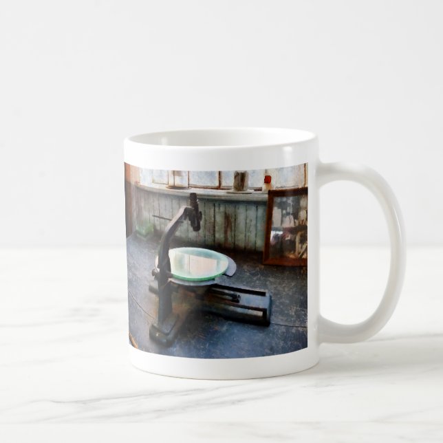 Taza De Café Microscopio Antiguo (Derecha)