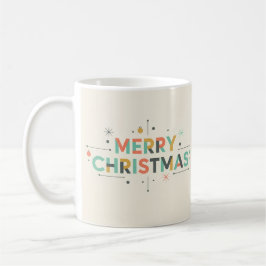 Taza De Café Mid-Century Merry Christmas – Retro Style