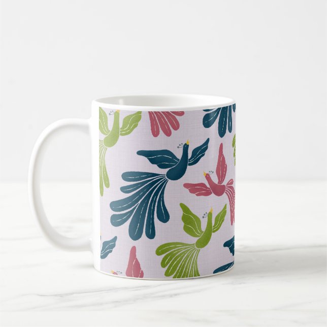 Taza De Café Mid-Century Modern Firebirds  (Izquierda)