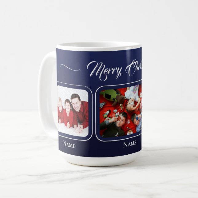 Taza De Café Midnight Blue Family Mug (Anverso izquierdo)