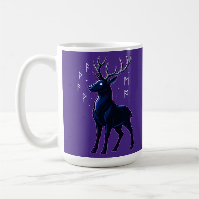 Taza De Café Midnight Deer Magic (Izquierda)