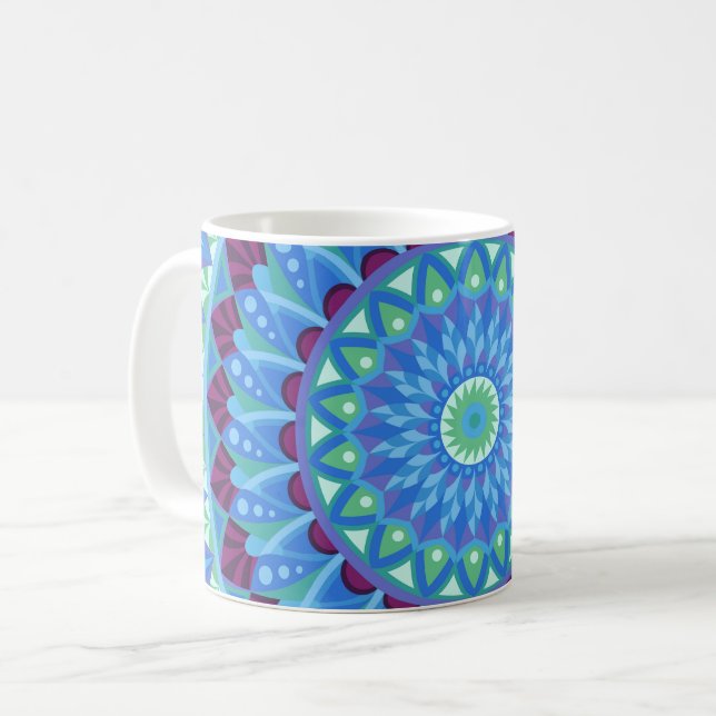 Taza De Café Midnight Dreams Mandala Mug (Anverso izquierdo)