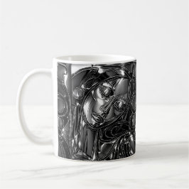 Taza De Café Midnight Marble Mug