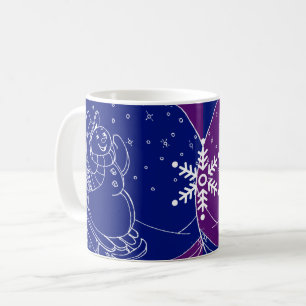 Taza De Café Midnight Snowman