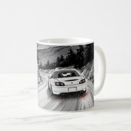 Taza De Café Midnight Touge Run: Edición Manga S2K