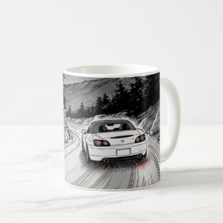 Taza De Café Midnight Touge Run: Edición Manga S2K