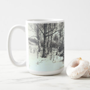 Taza De Café MIDWINTER (1888) Navidades de arte antiguo Mug