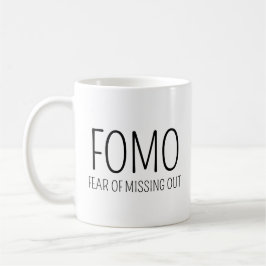 Taza De Café Miedo a Perderse Algo