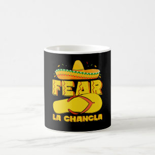 Taza De Café Miedo La Chancla Divertido Mexicano Cinco De Mayo