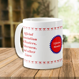 Taza De Café Miembro de por vida Deportista Liars Club Mug