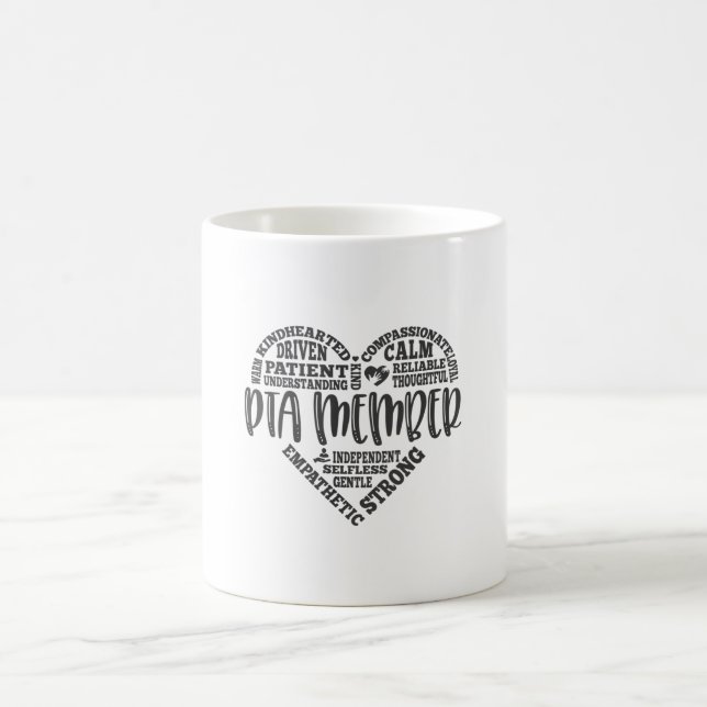 Taza De Café Miembro de PTA, asociación de padres y profesores (Centro)